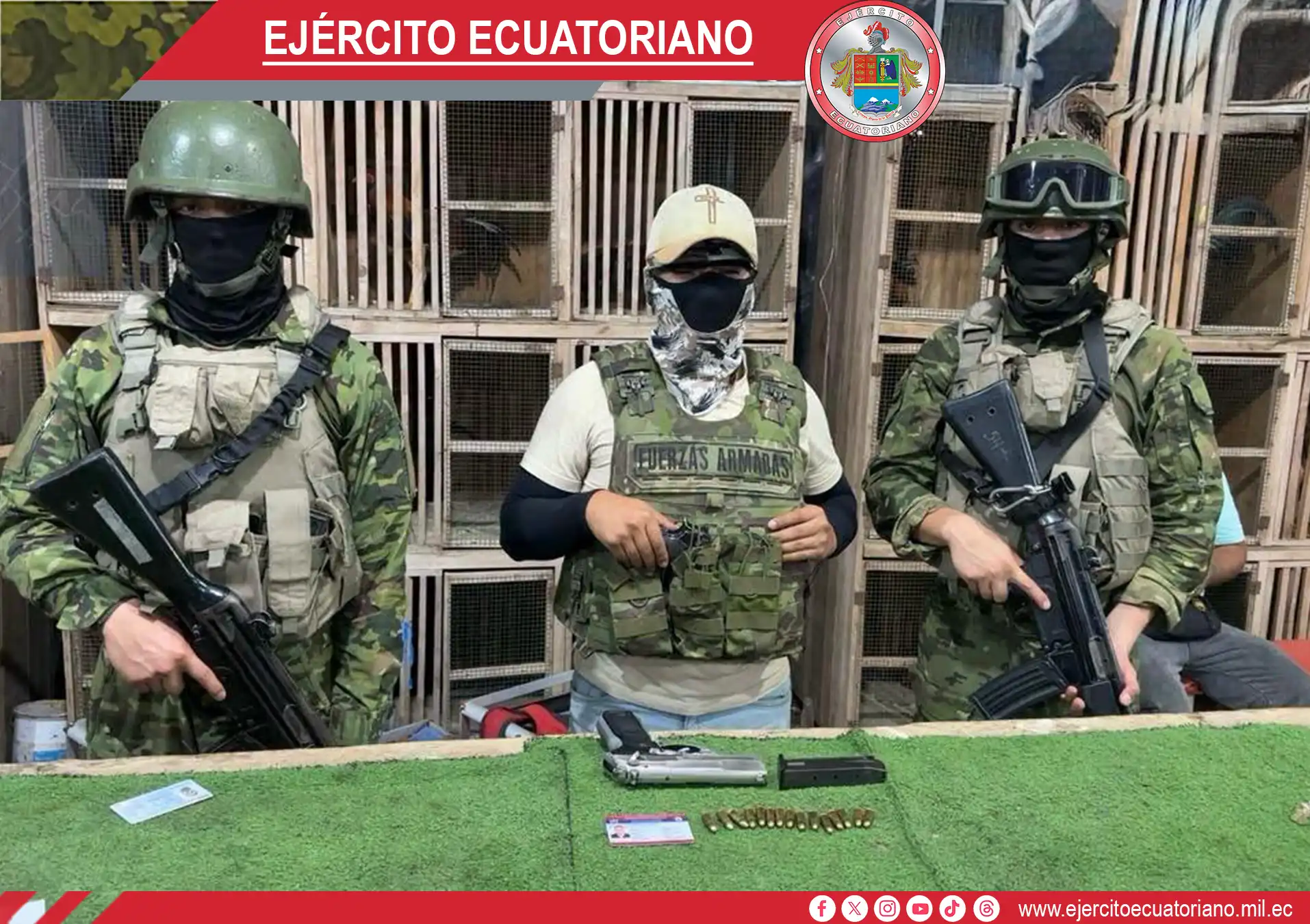 Controles militares en Santa Elena