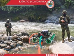 Golpe a la minería ilegal en Napo