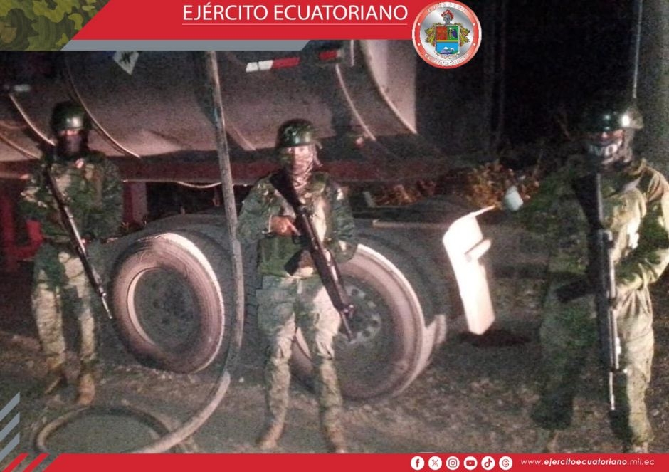 Militares decomisan combustible