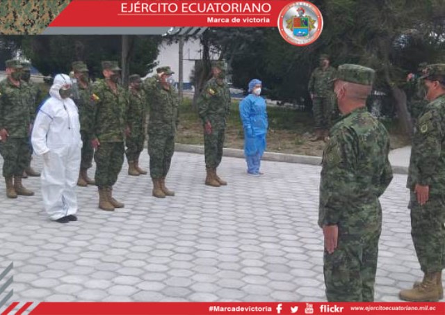 Soldados de las Fuerzas Armadas se integran a sus  labores luego de vencer el COVID-19