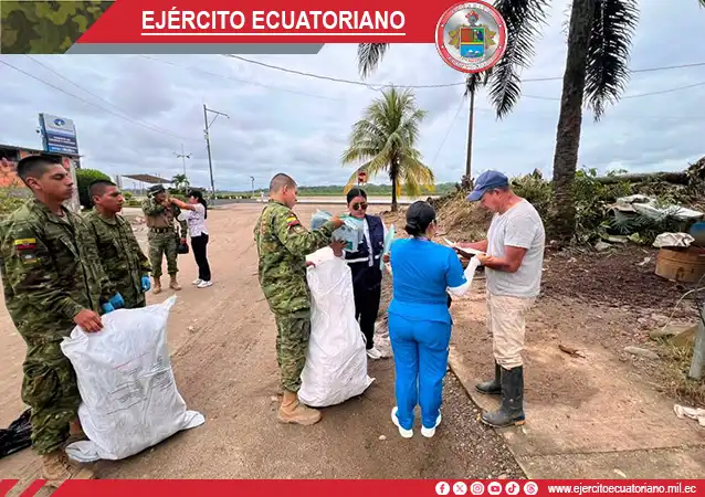 Personal militar participa en campaña de prevención del dengue y chikungunya