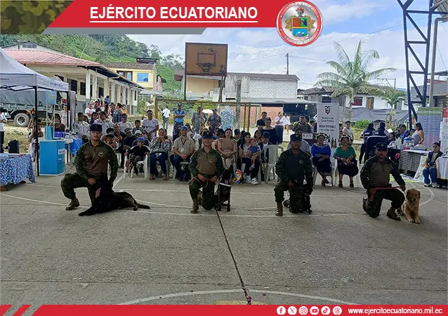 Binomios caninos demuestran sus capacidades y fortalecen el vínculo con la ciudadanía en Zamora
