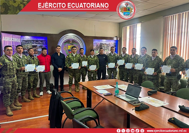 Ejército Ecuatoriano fortalece sus capacidades de mando y control.