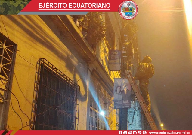 El Ejército Ecuatoriano desmantela un sistema de videovigilancia clandestino
