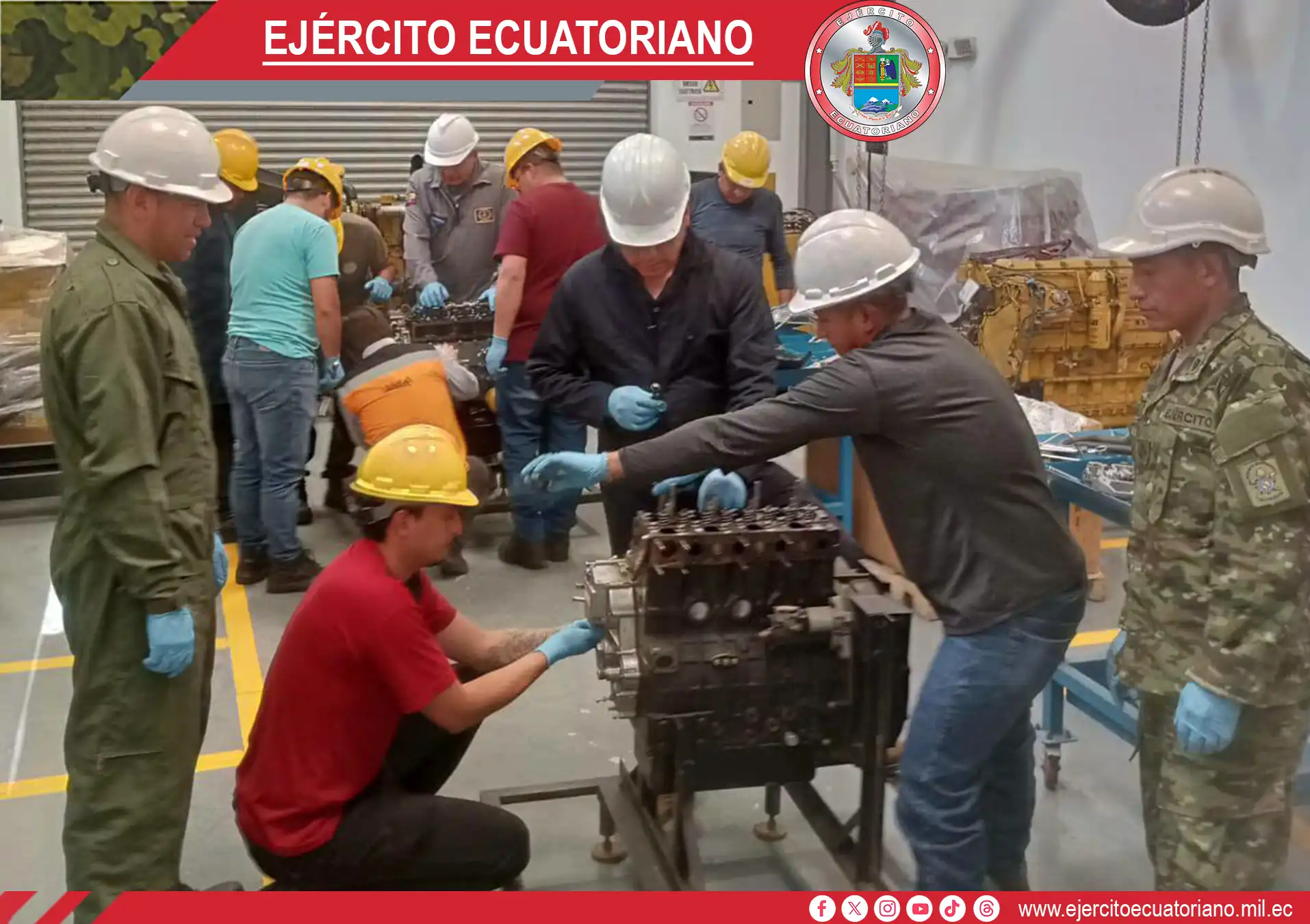 Batallón Mantenimiento “Quisquis” capacita al personal técnico logístico y trabajadores públicos